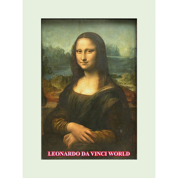 La Mona Lisa. White Limited Edition Print